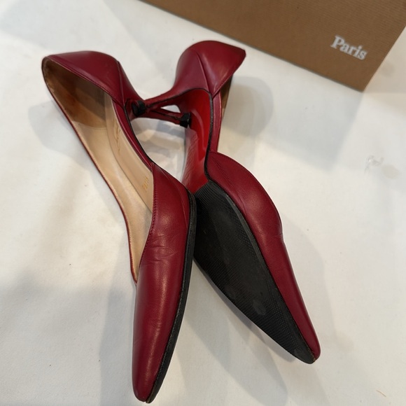 Authentic Christian Louboutin D’Orsay Red Heels - Picture 6 of 13